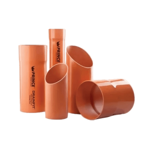 3 Inch PVC Underground Drainage Pipes 6 M Plastic Products